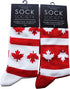 Maple Leaves Canada Unisex Men Women Fun Dress Casual Crew Funny Novelty Socks